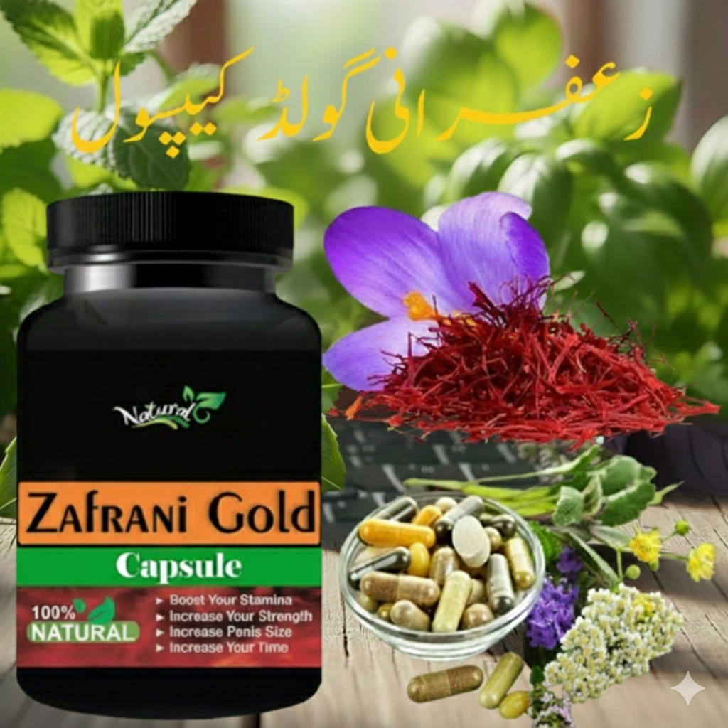 Zafrani Gold Capsule – Mardana Kamzori Ka ilaj